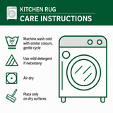 Libisemisvastane köögivaip kolibri ja aiakukkede motiiviga