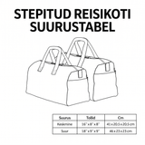 Rannatuule steppitud reisikott